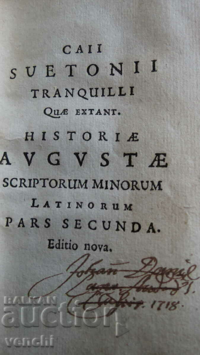 Auction 1645 - OLD PRINT - HISTORY OF THE CAESARS - EXCELLENT Auction 1645 - OLD PRINT - HISTORY OF THE CAESARS - EXCELLENT