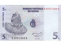 5 centima 1997, Democratic Republic of the Congo