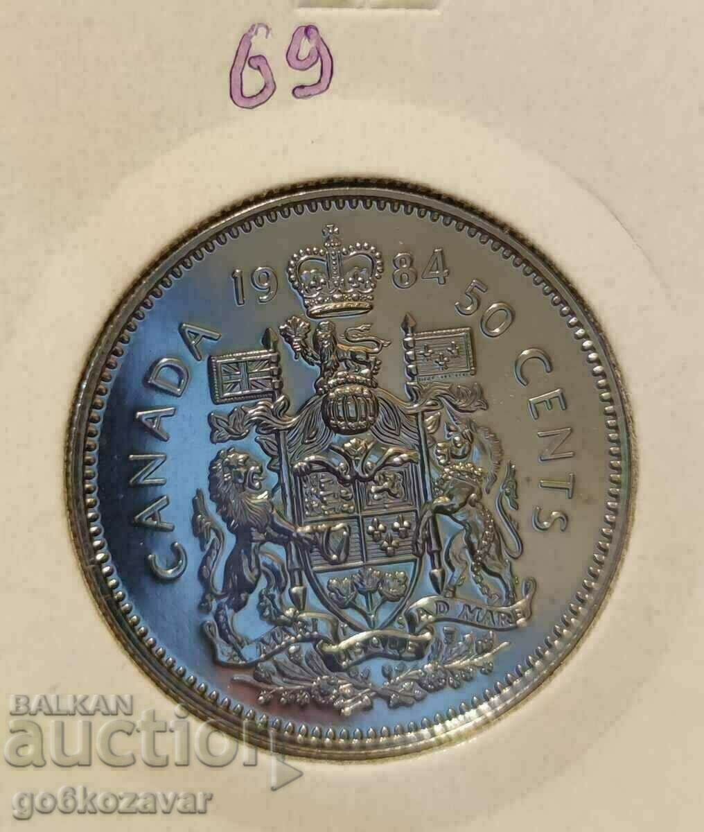 Canada 50 Cent 1984 Matt Glanz UNC!