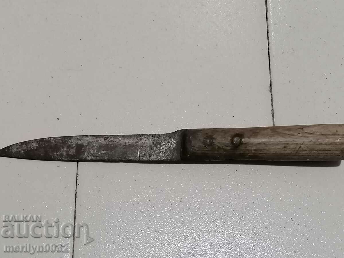 Auction An old butcher's knife from the middle of the 20th century Auction An old butcher's knife from the middle of the 20th century