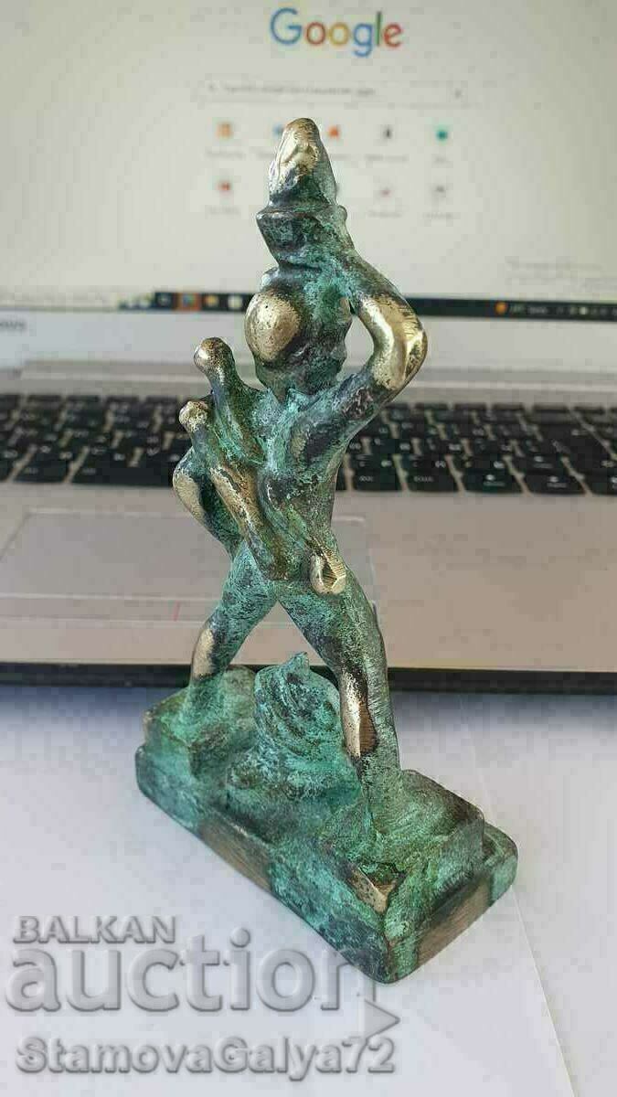 Παράδοση Αντίκα γαλλικό χάλκινο αγαλματίδιο Παράδοση Αντίκα γαλλικό χάλκινο αγαλματίδιο