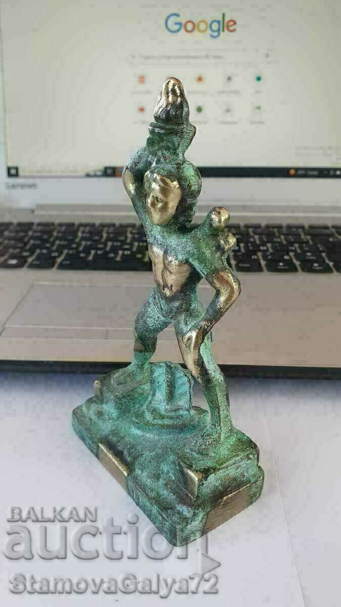 Antique French Bronze Figure Statuette - 7