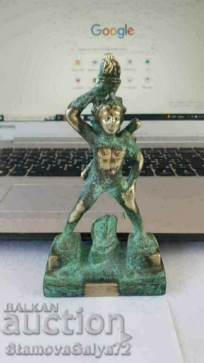 Antique French Bronze Figure Statuette