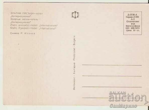 Map Bulgaria Varna Golden Sands Hotel "International" 6 * with price 0.90 BGN | € 0.46