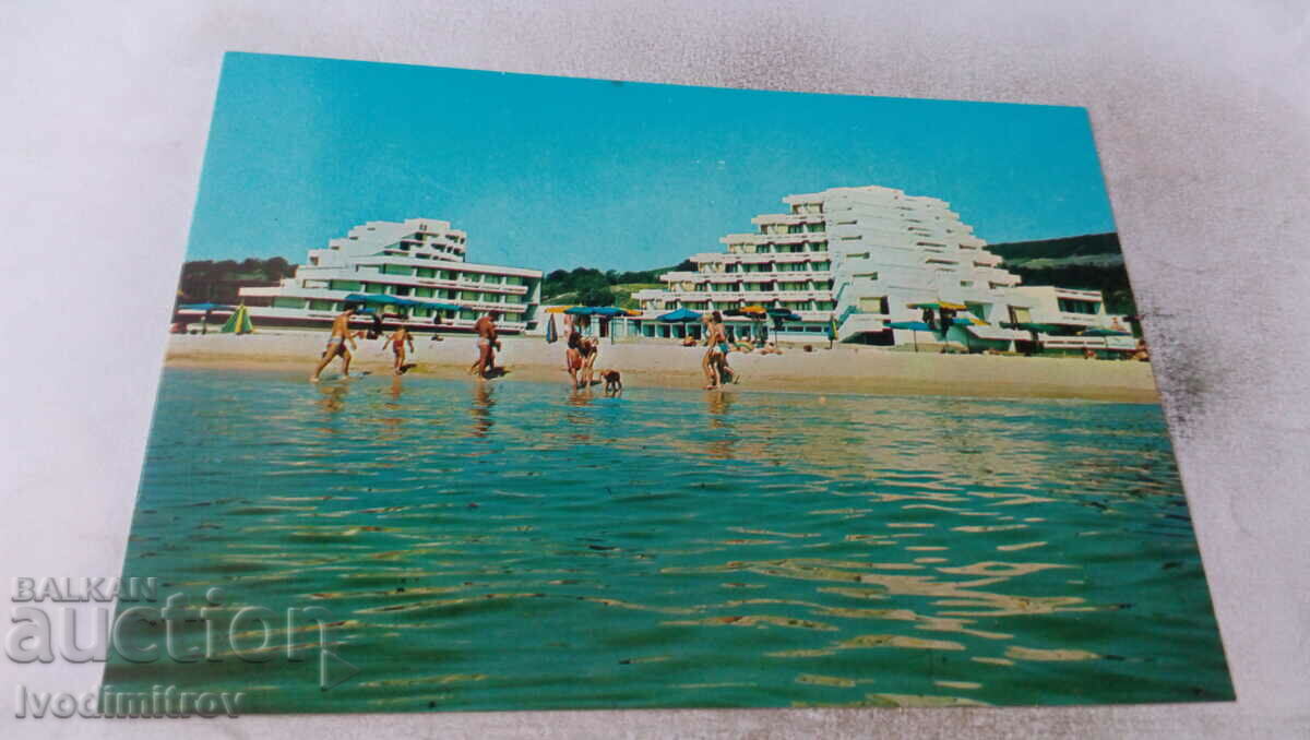 Καρτ ποστάλ Albena 1977
