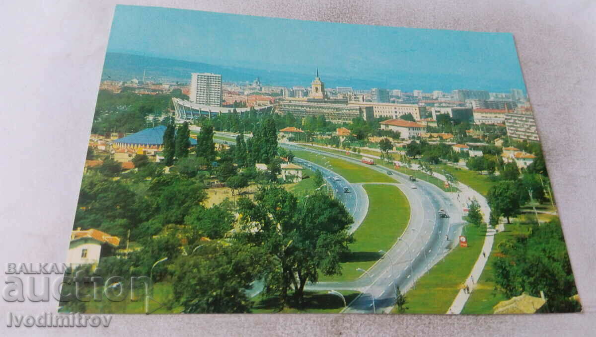 П К Варна Автострадата Варна - Златни пясъци 1977
