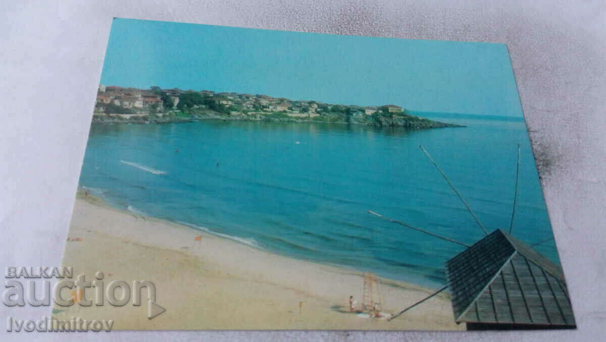 Postcard Sozopol 1977