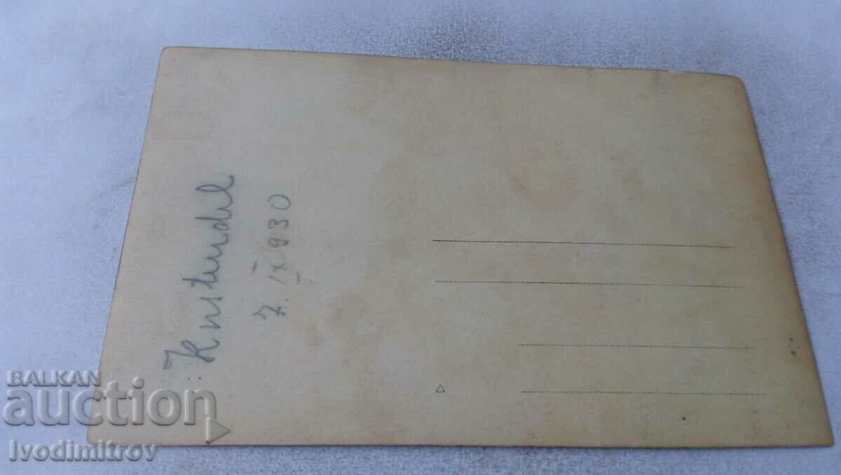 Photo Kyustendila Two men and a woman on a park bench 1930 with price 3.45 BGN | € 1.76 Photo Kyustendila Two men and a woman on a park bench 1930 with price 3.45 BGN | € 1.76