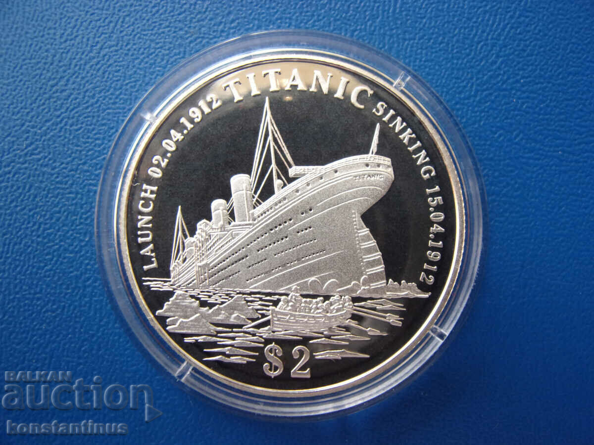 Κιριμπάτι $2 1998 UNC ΑΠΟΔΕΙΞΗ Σπάνιο