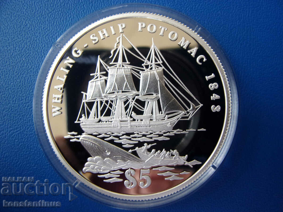 Kiribati $5 1998 UNC PROOF Rare