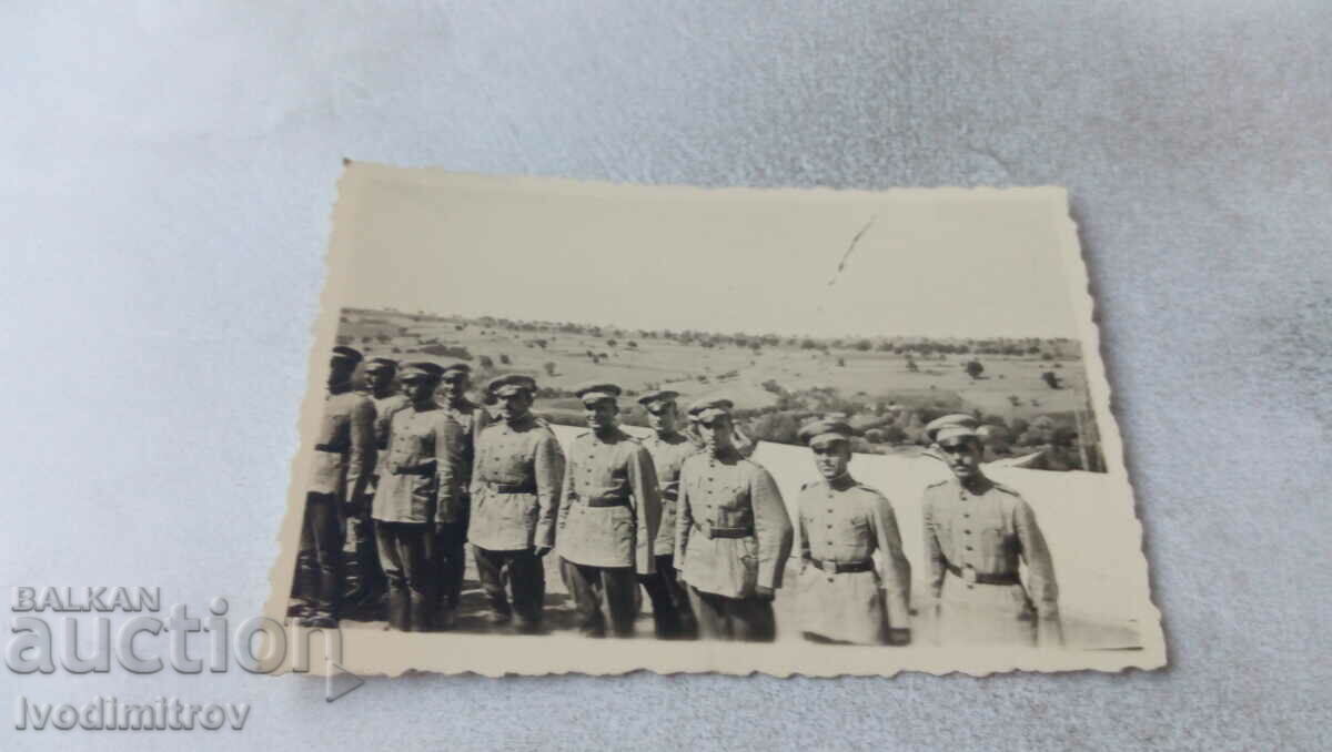 С-ка Банкя Строени войници в Школата за запасни офицери 1940