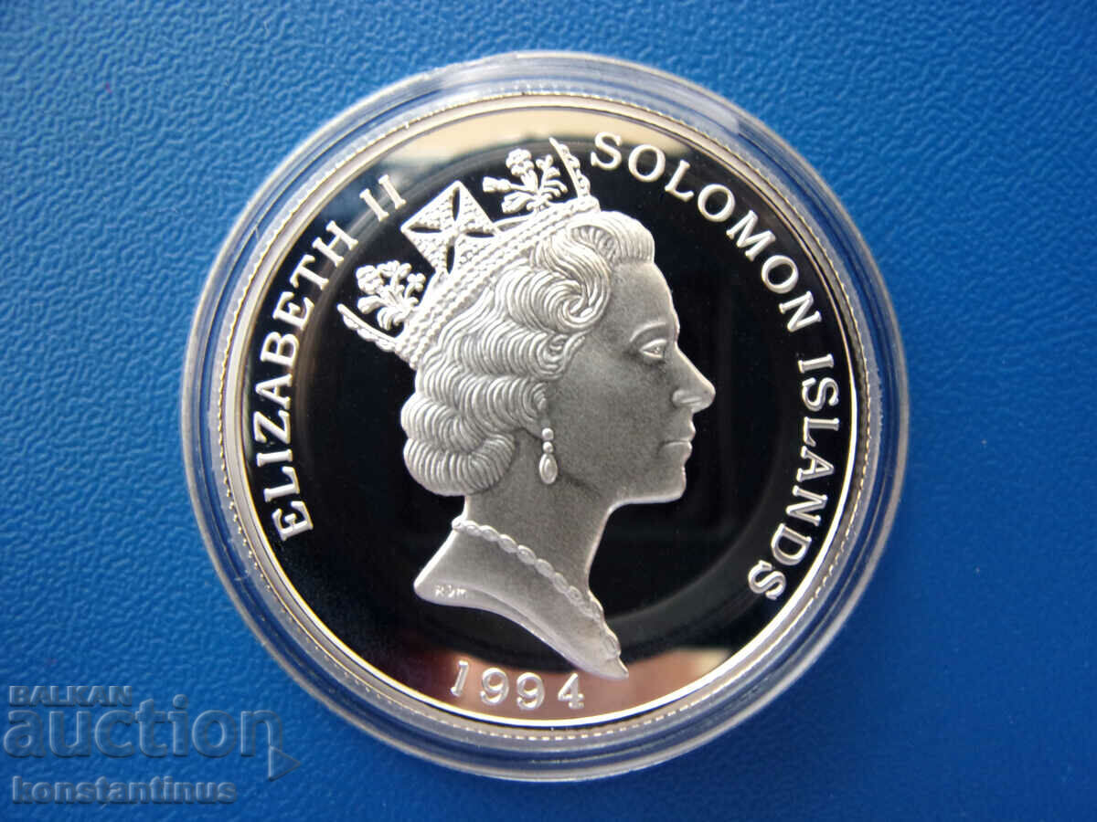 Solomon Islands -$5 1994 UNC PROOF Rare with price € 53.69 | 105.01 BGN Solomon Islands -$5 1994 UNC PROOF Rare with price € 53.69 | 105.01 BGN