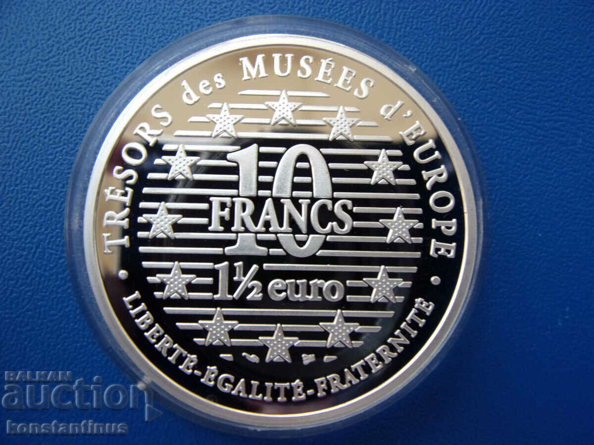 France 10 Francs - 1½ Euros 1997 UNC PROOF Rare with price € 53.69 | 105.01 BGN