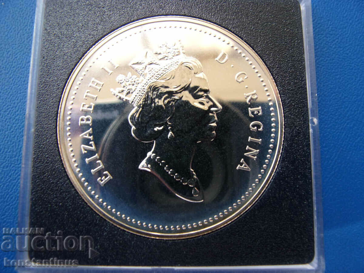 Canada 1 Dollar 1990 - 23.32 Grams Silver UNC Rare with price € 21.47 | 41.99 BGN