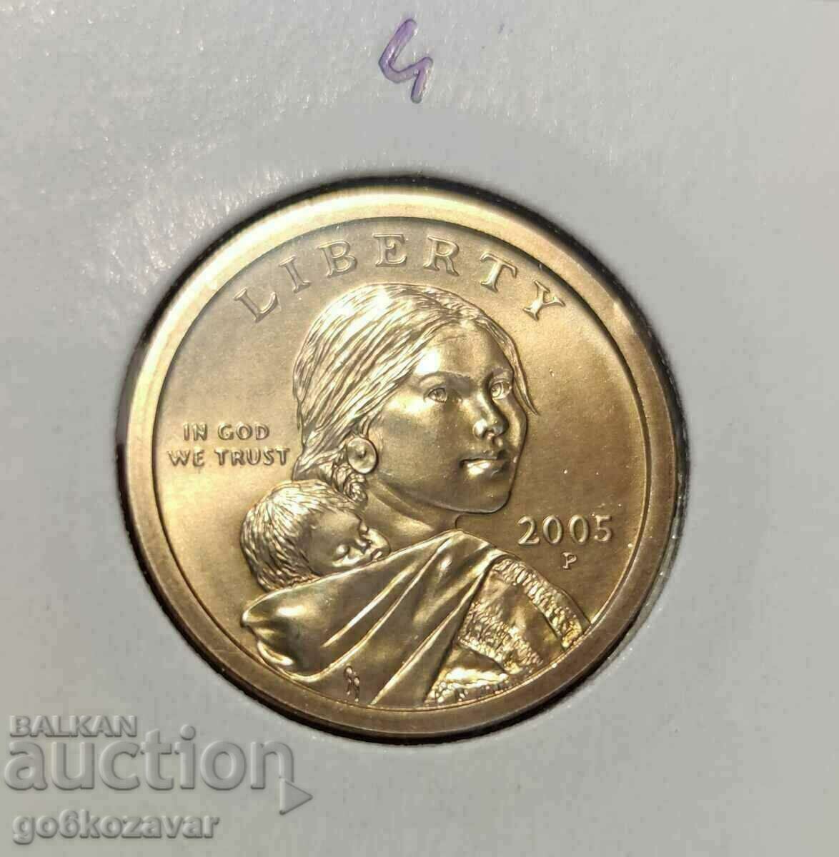 1 dolar SUA 2005 UNC