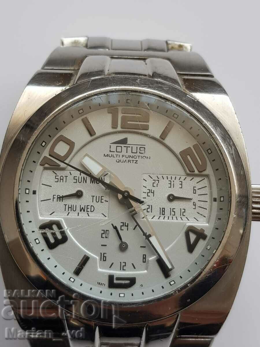 Auction  Men's watch lotus 15371 quartz