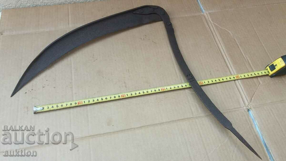 RENAISSANCE LARGE WROUGHT SICKLE - 5 RENAISSANCE LARGE WROUGHT SICKLE - 5