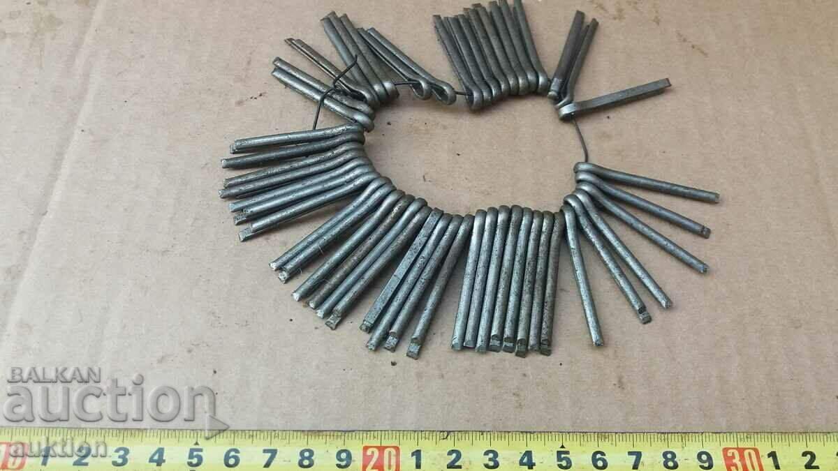 BRAND NEW 50 COUNT MILITARY MUFFLE LOCKS IRON with price 4.49 BGN | € 2.30