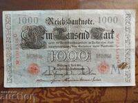 Bancnota Germania 1000 de marci din 1910, calitate VF
