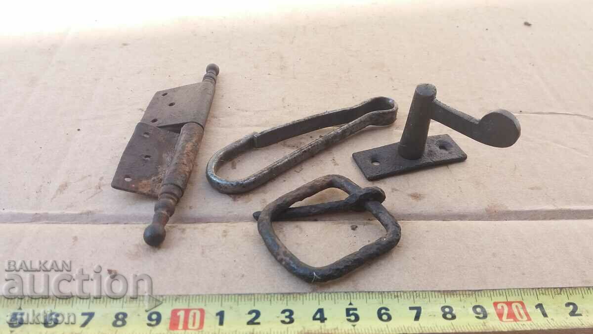 OLD IRON LOCK, RAIBER, HINGE - 6
