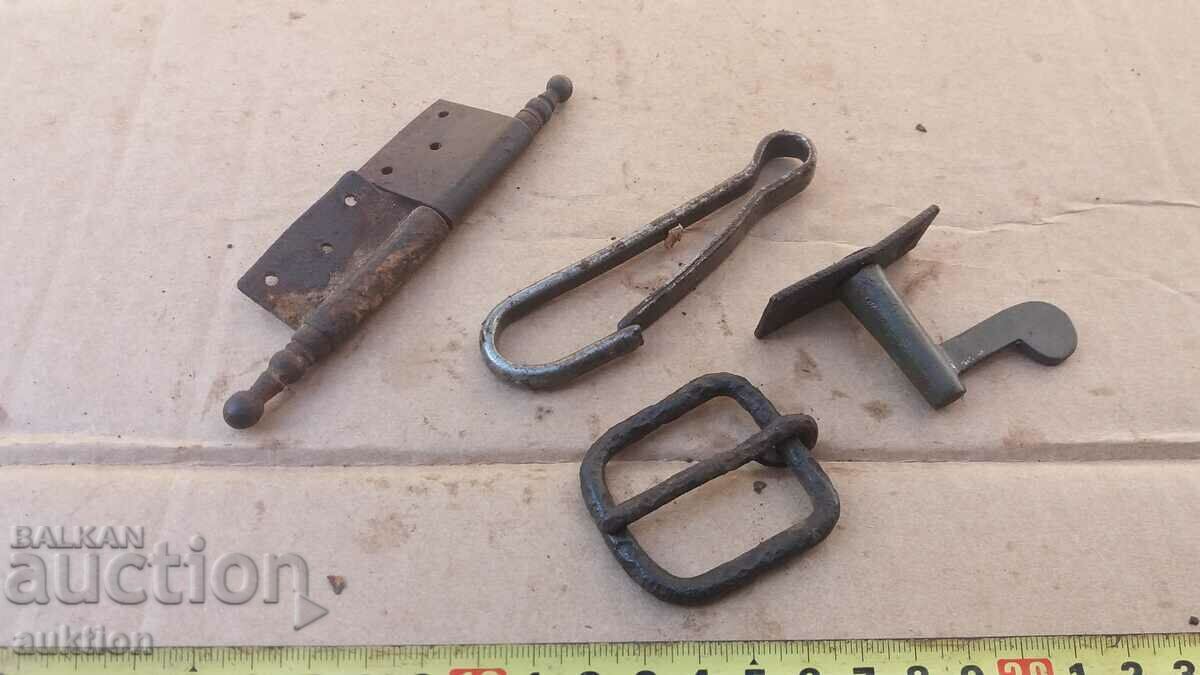 OLD IRON LOCK, RAIBER, HINGE