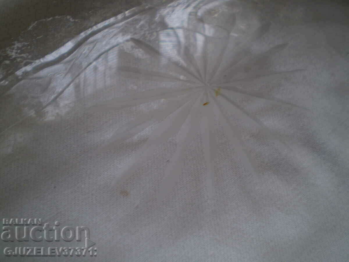 Vintage fruit bowl with original glass metal unique - 5