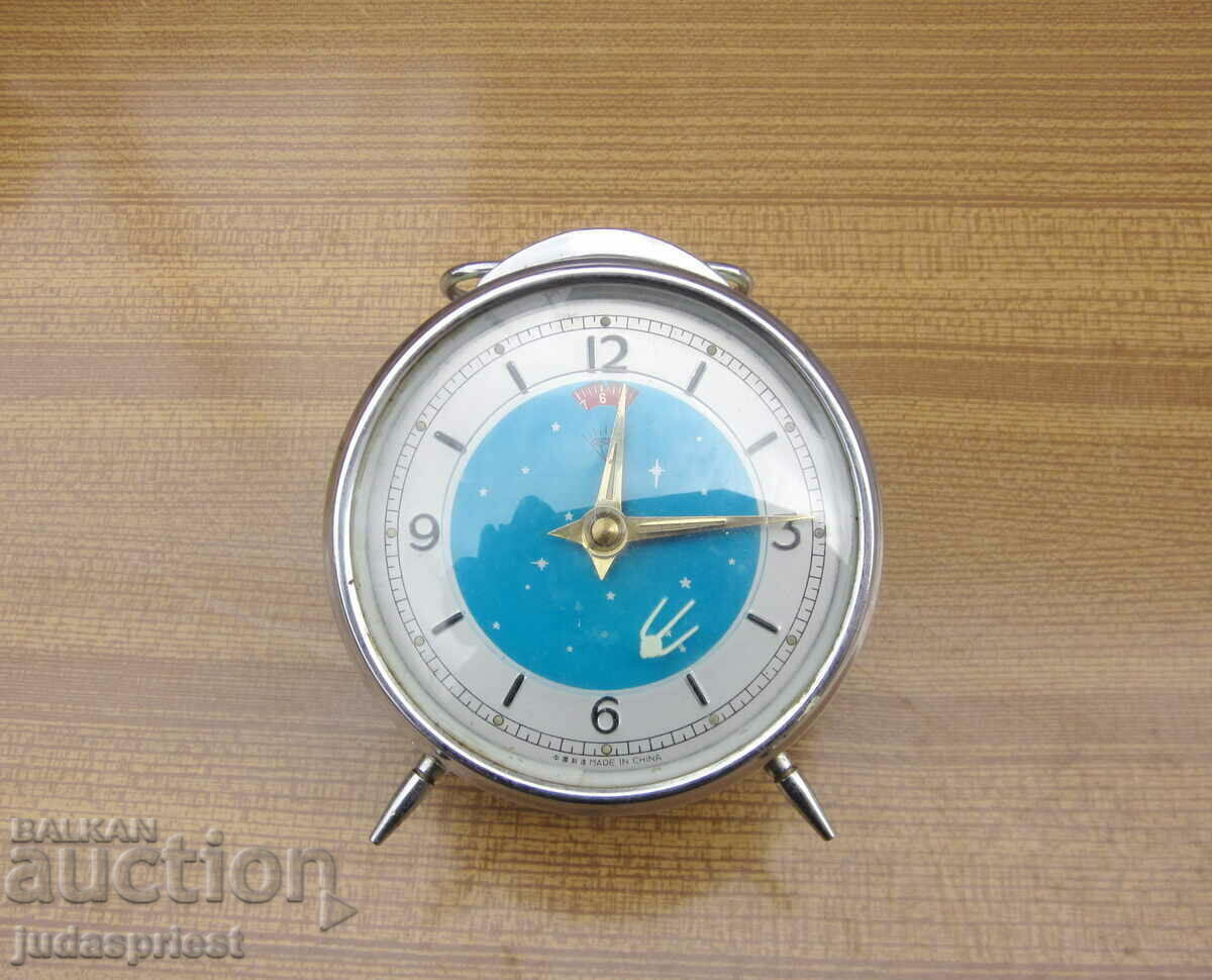 old mechanical clock alarm clock space satellite theme with price 40.00 BGN | € 20.45 old mechanical clock alarm clock space satellite theme with price 40.00 BGN | € 20.45