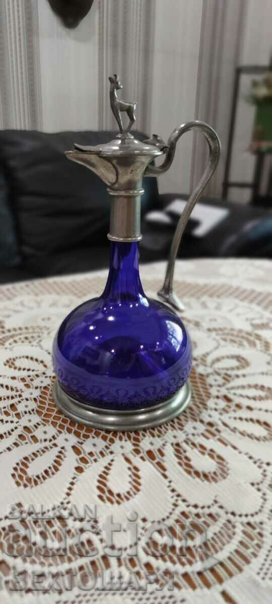 Carafe Jug Decanter Cobalt Glass with price 250.00 BGN | € 127.82 Carafe Jug Decanter Cobalt Glass with price 250.00 BGN | € 127.82