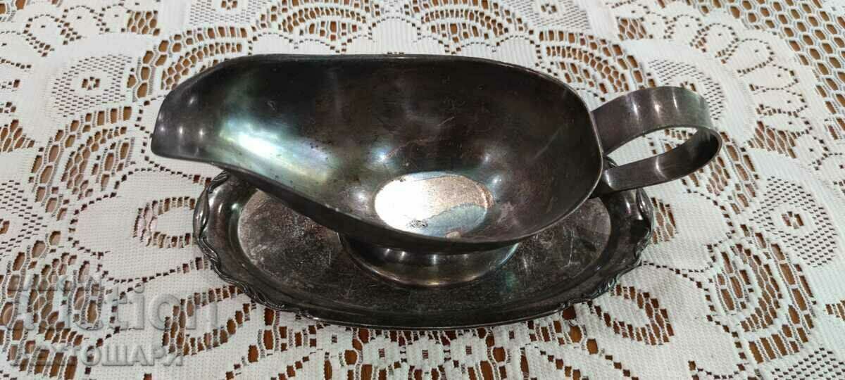 Antique Silver Plated German WMF Saucer with price 170.00 BGN | € 86.92 Antique Silver Plated German WMF Saucer with price 170.00 BGN | € 86.92