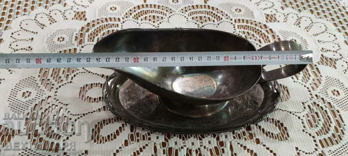 Auction Antique Silver Plated German WMF Saucer Auction Antique Silver Plated German WMF Saucer