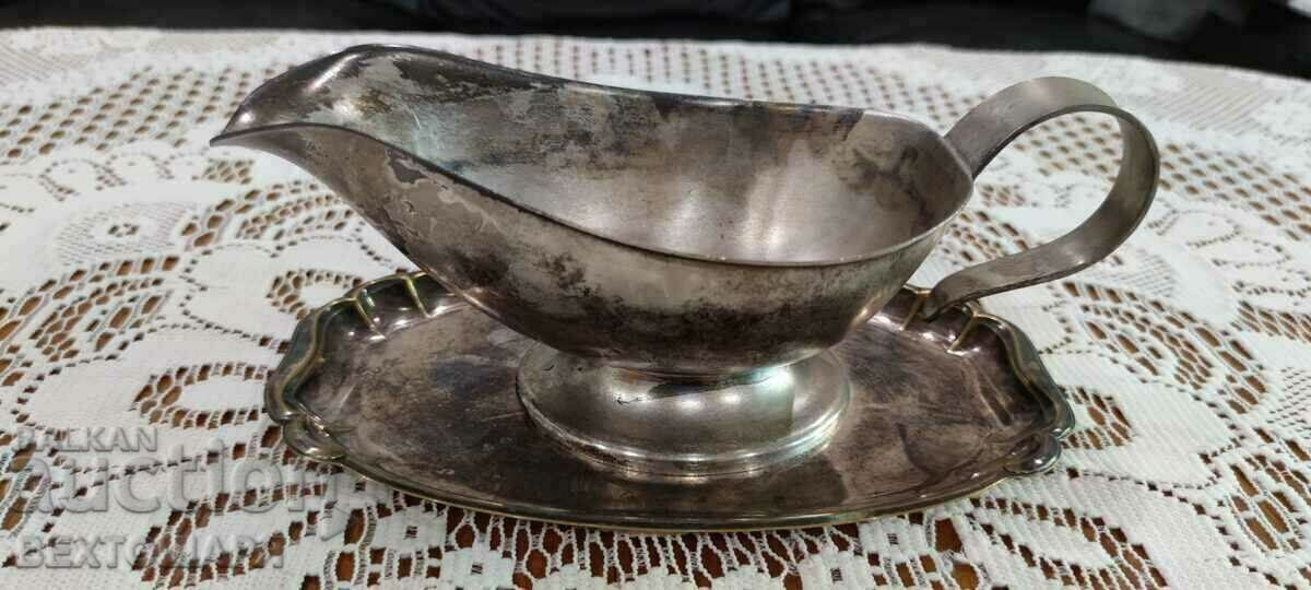 Antique Silver Plated German WMF Saucer with price 170.00 BGN | € 86.92 Antique Silver Plated German WMF Saucer with price 170.00 BGN | € 86.92
