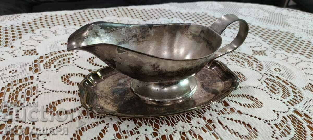 Delivery of Antique Silver Plated German WMF Saucer Delivery of Antique Silver Plated German WMF Saucer