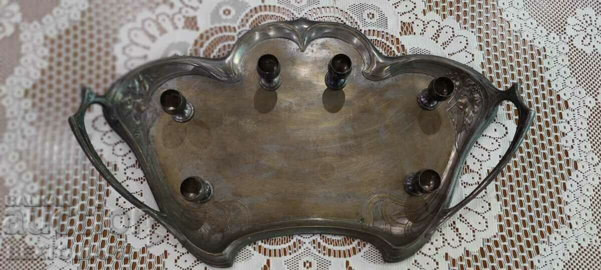 Antique Silver Plated German Service WMF - 6 Antique Silver Plated German Service WMF - 6