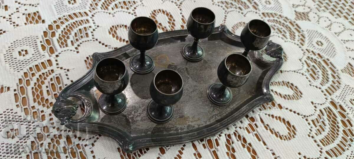 Old Silver Plated German Service WMF with price 300.00 BGN | € 153.39 Old Silver Plated German Service WMF with price 300.00 BGN | € 153.39