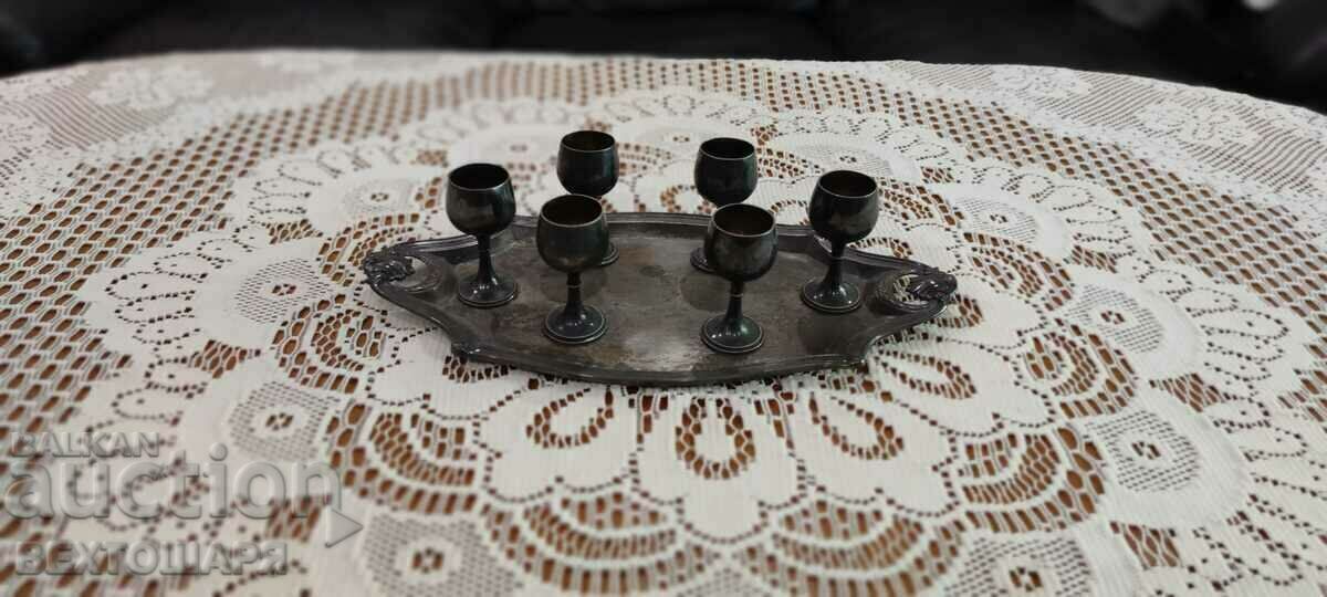 Old Silver Plated German Service WMF - 6 Old Silver Plated German Service WMF - 6