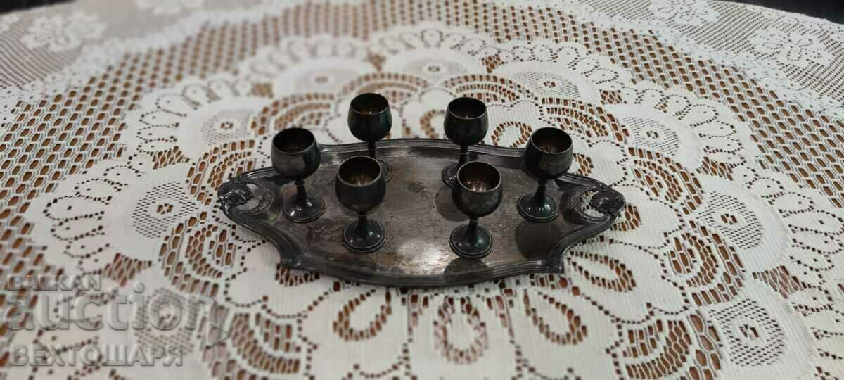 Old Silver Plated German Service WMF - 7 Old Silver Plated German Service WMF - 7