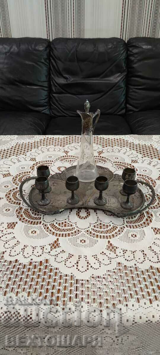 Auction Antique Silver Plated German Service WMF Auction Antique Silver Plated German Service WMF