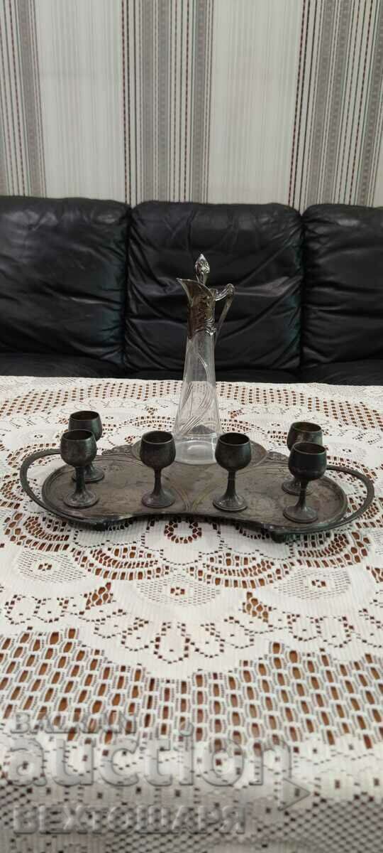 Antique Silver Plated German Service WMF - 7 Antique Silver Plated German Service WMF - 7