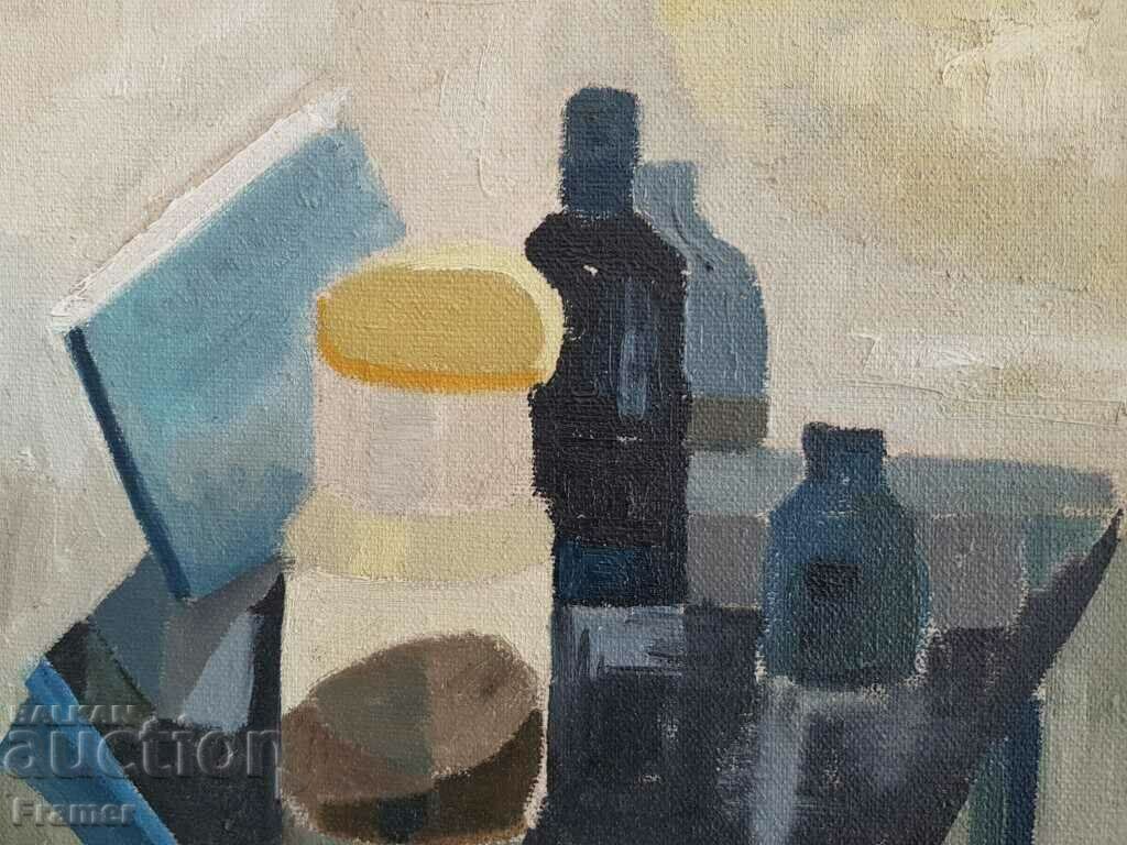 Delivery of Oil painting 1981 ZLATKA DABOVA with 2 signatures CERTIFICATE