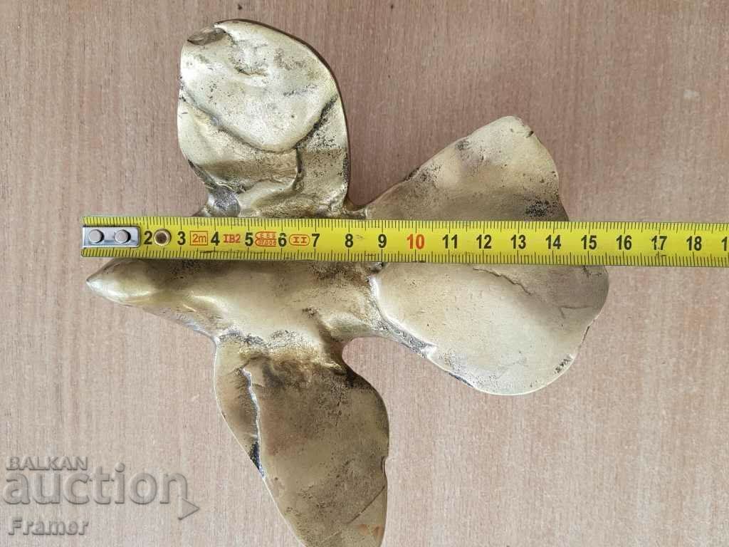 Velichko Minekov Pasăre Porumbel Sculptură unică semnată - 7