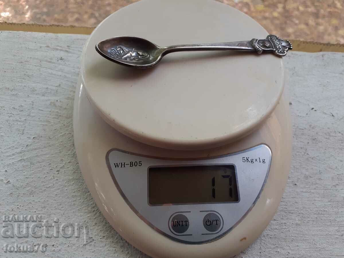 Old collectible thick silver plated Rolex spoon - 6 Old collectible thick silver plated Rolex spoon - 6
