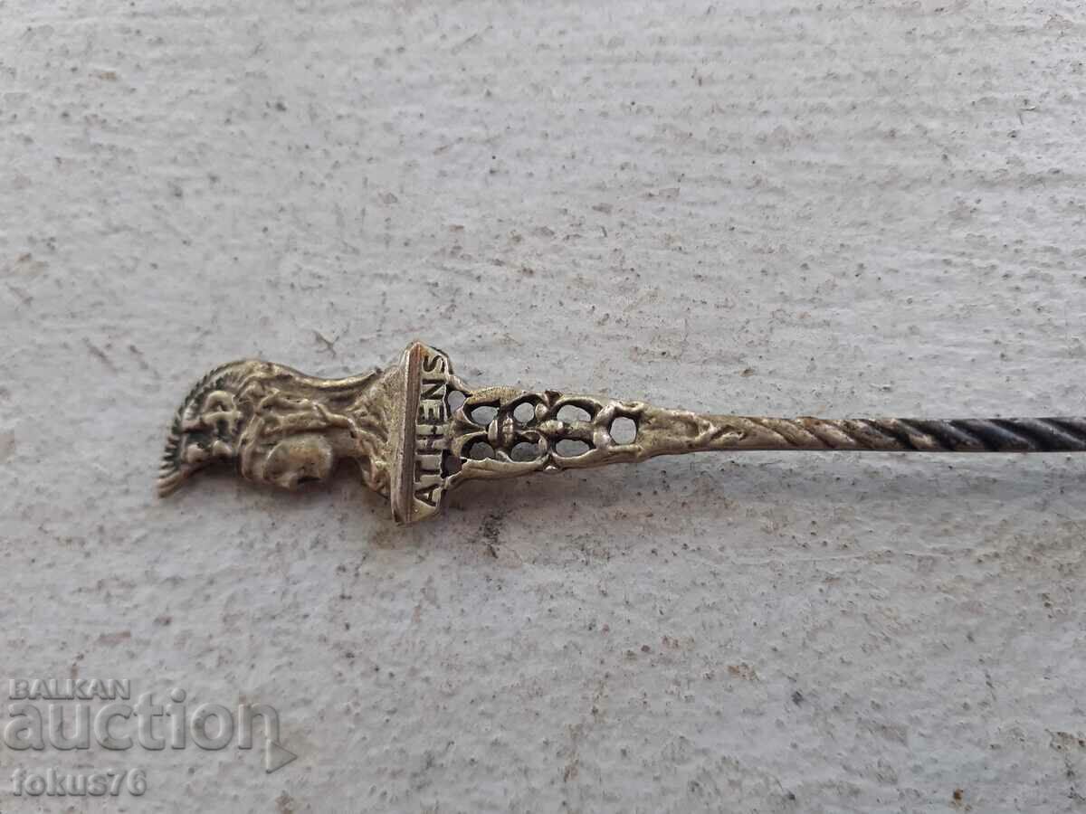 Παλιό συλλεκτικό ελληνικό ασημένιο κουτάλι με τιμή € 50.00 | 97.79 BGN