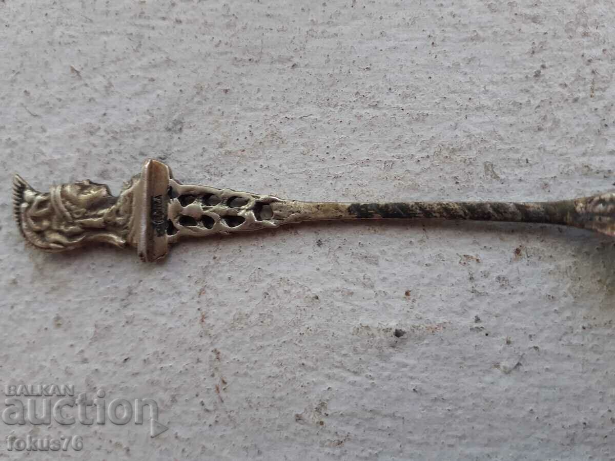 Old collectable Greece silver spoon - 5 Old collectable Greece silver spoon - 5