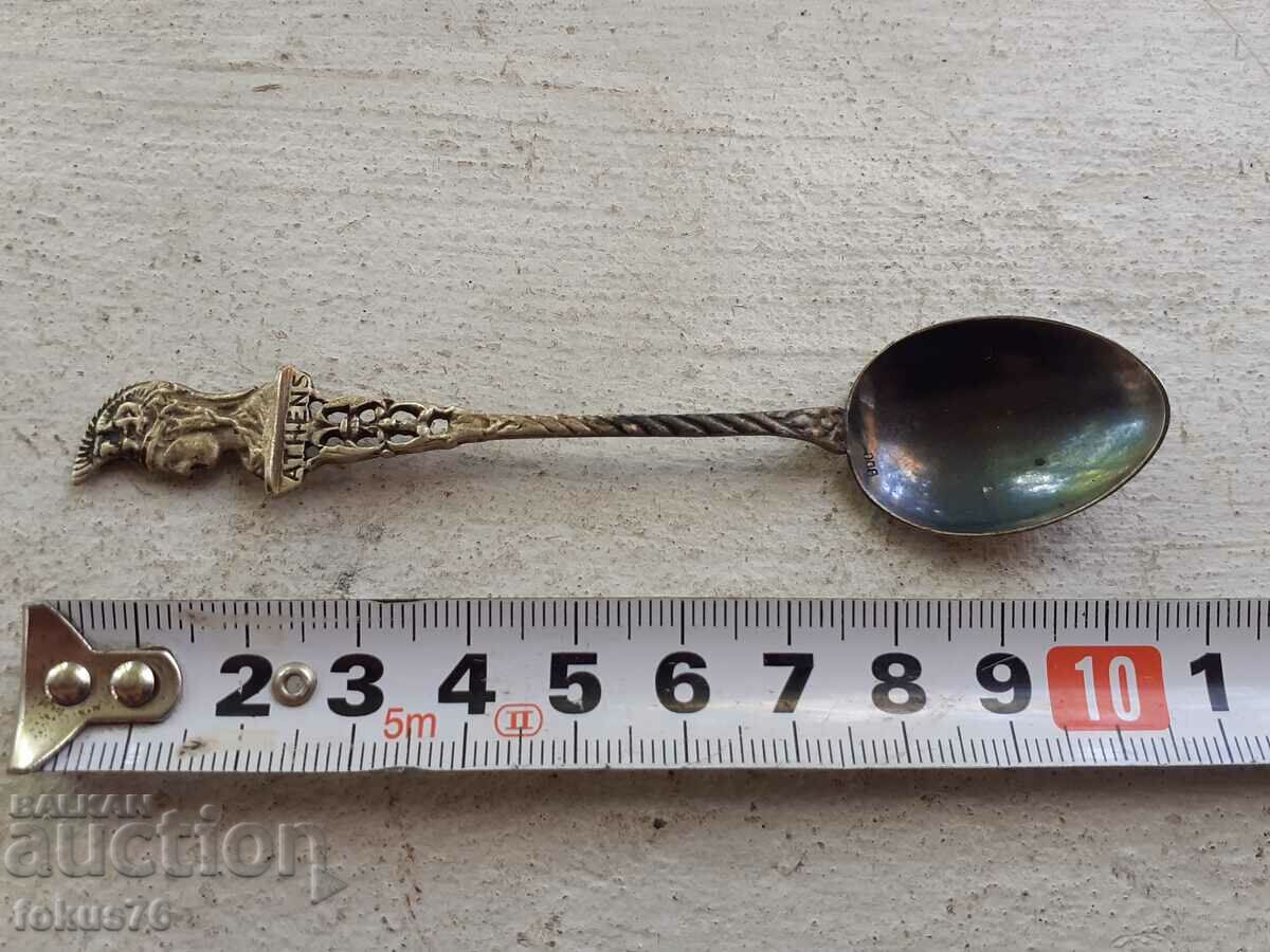 Old collectable Greece silver spoon - 6 Old collectable Greece silver spoon - 6