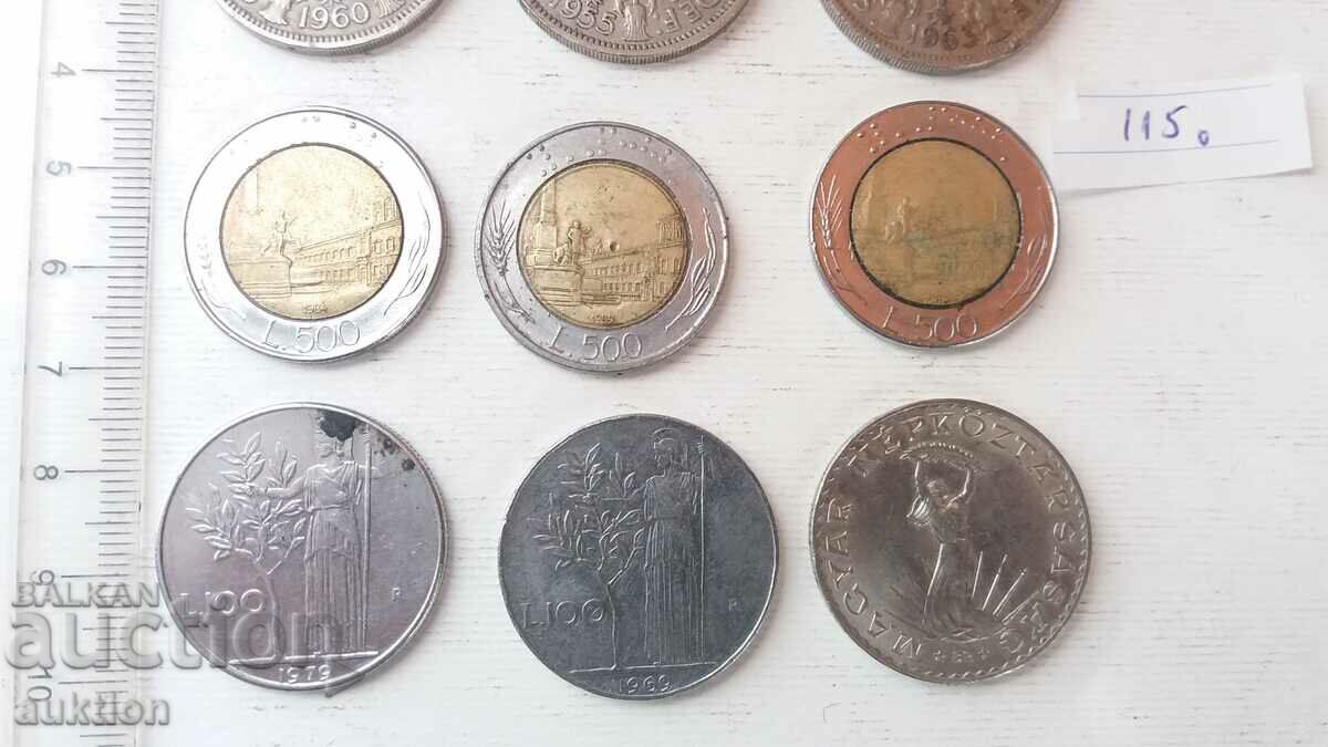 Δημοπρασία ΣΥΛΛΟΓΗ 9 ΞΕΝΑ ΝΟΜΙΣΜΑΤΑ ΣΕΛΙΝΓΙΑ, ΙΤΑΛΙΑ ΚΛΠ.