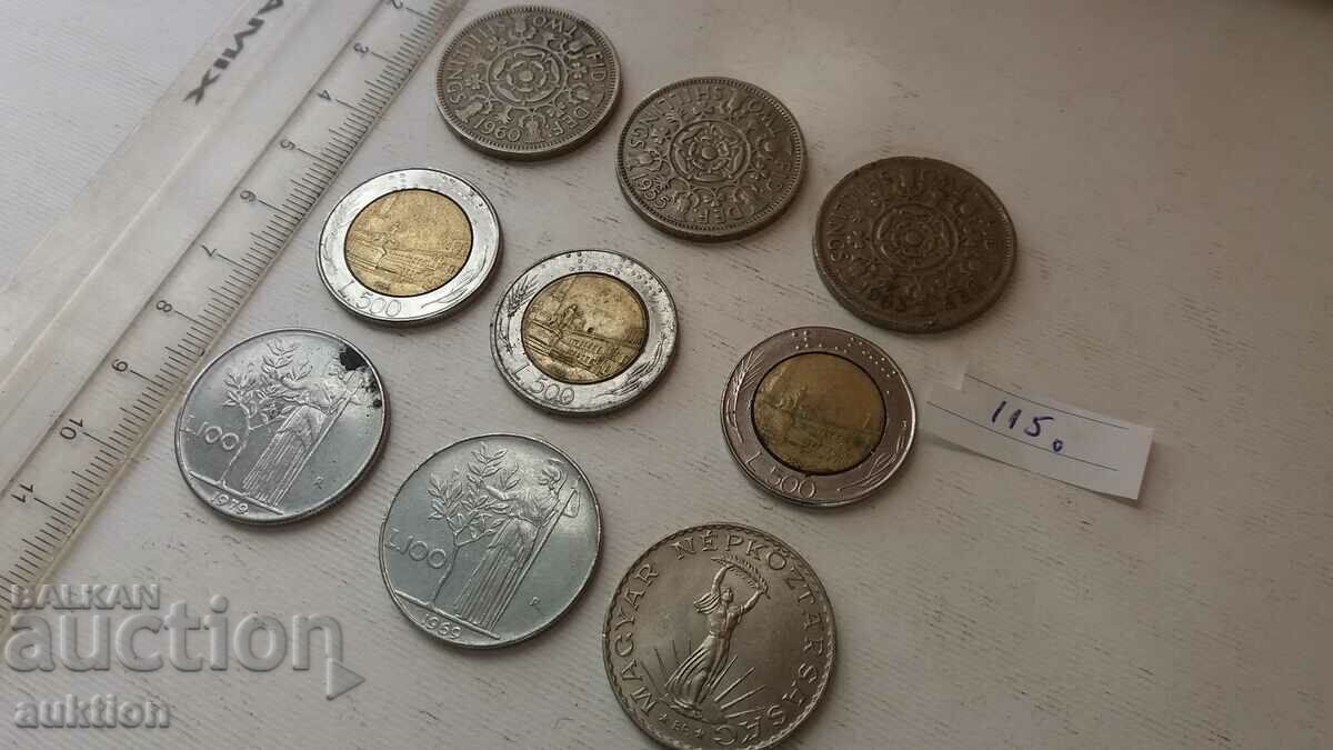 Παράδοση ΣΥΛΛΟΓΗ 9 ΞΕΝΑ ΝΟΜΙΣΜΑΤΑ ΣΕΛΙΝΓΙΑ, ΙΤΑΛΙΑ ΚΛΠ.