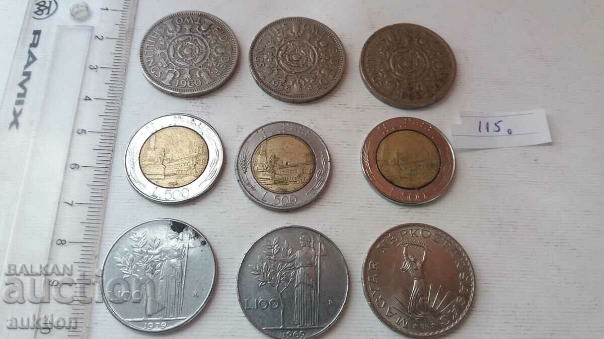 ΣΥΛΛΟΓΗ 9 ΞΕΝΑ ΝΟΜΙΣΜΑΤΑ ΣΕΛΙΝΓΙΑ, ΙΤΑΛΙΑ ΚΛΠ. - 5