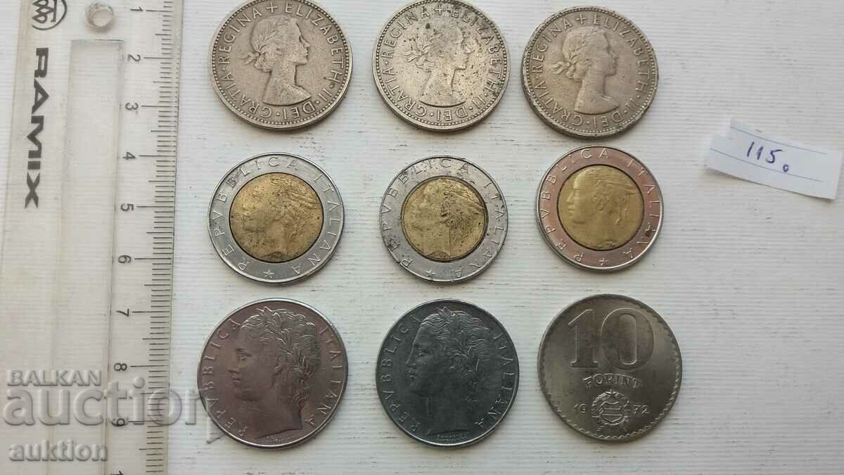 ΣΥΛΛΟΓΗ 9 ΞΕΝΑ ΝΟΜΙΣΜΑΤΑ ΣΕΛΙΝΓΙΑ, ΙΤΑΛΙΑ ΚΛΠ. - 6