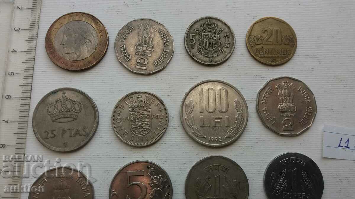 Δημοπρασία ΣΥΛΛΟΓΗ 12 ΞΕΝΑ ΝΟΜΙΣΜΑΤΑ ΙΤΑΛΙΑ, ΙΝΔΙΑ, ΡΟΥΜΑΝΙΑ