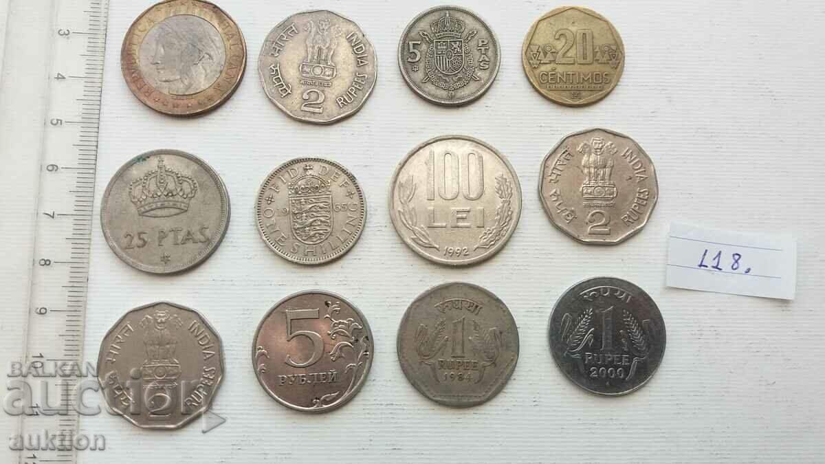 Παράδοση ΣΥΛΛΟΓΗ 12 ΞΕΝΑ ΝΟΜΙΣΜΑΤΑ ΙΤΑΛΙΑ, ΙΝΔΙΑ, ΡΟΥΜΑΝΙΑ